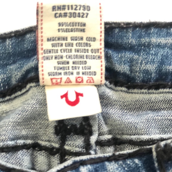 True Religion Jeans rn 112790 Ca30427 Blue Size 28 - Picture 4 of 11